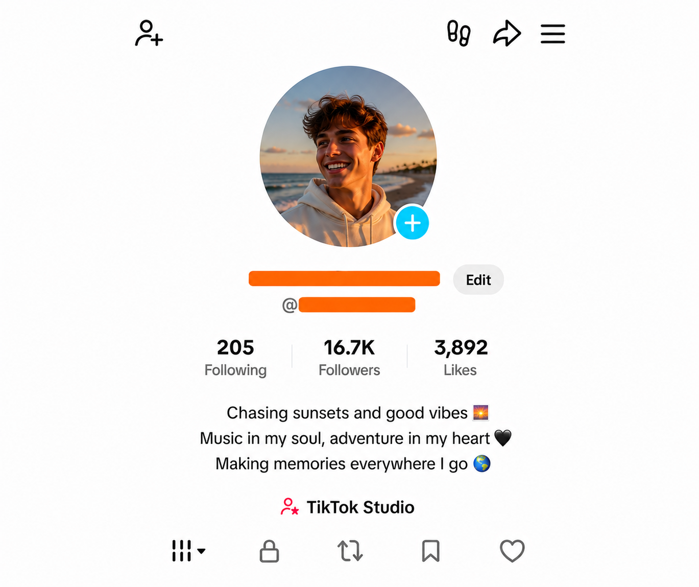 TIKTOK ACCOUNT